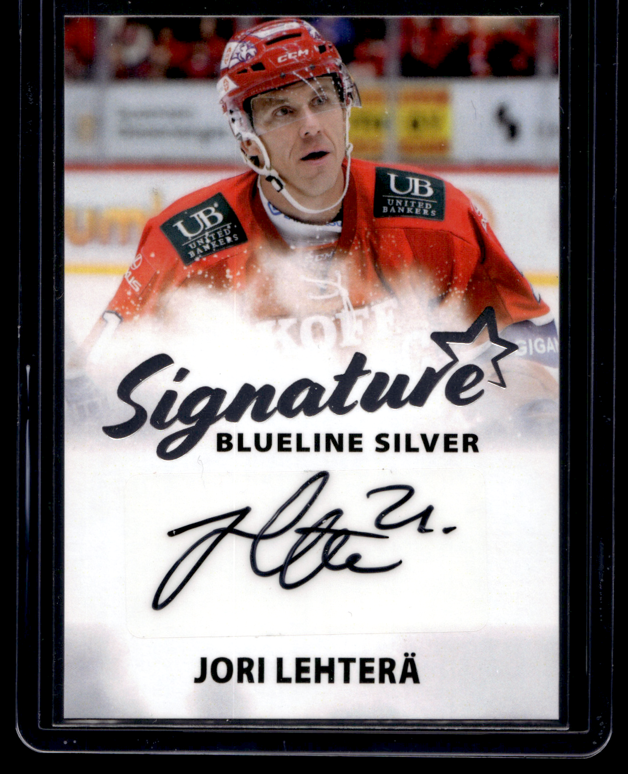 2024-25 Blueline Signature Silver - Jori Lehterä #AU-JL /100