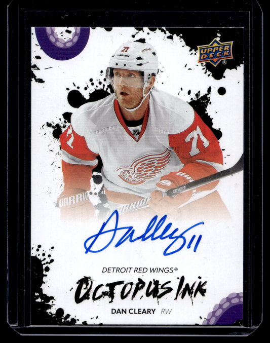 2025-26 Upper Deck Detroit Red Wings Centennial - Octopus Ink - Dan Cleary #OI-DC