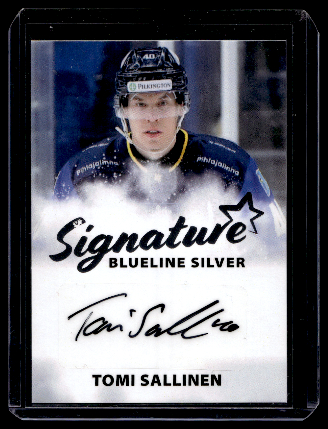 2024-25 Blueline Signature Silver - Tomi Sallinen #AU-TS /100