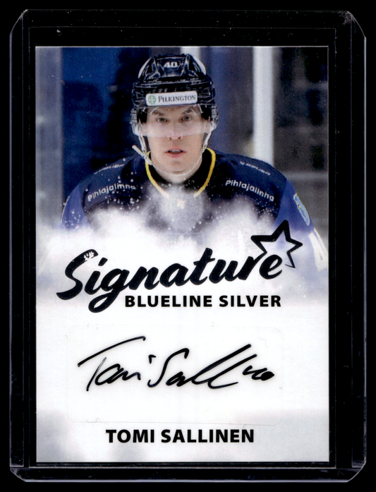 2024-25 Blueline Signature Silver - Tomi Sallinen #AU-TS /100