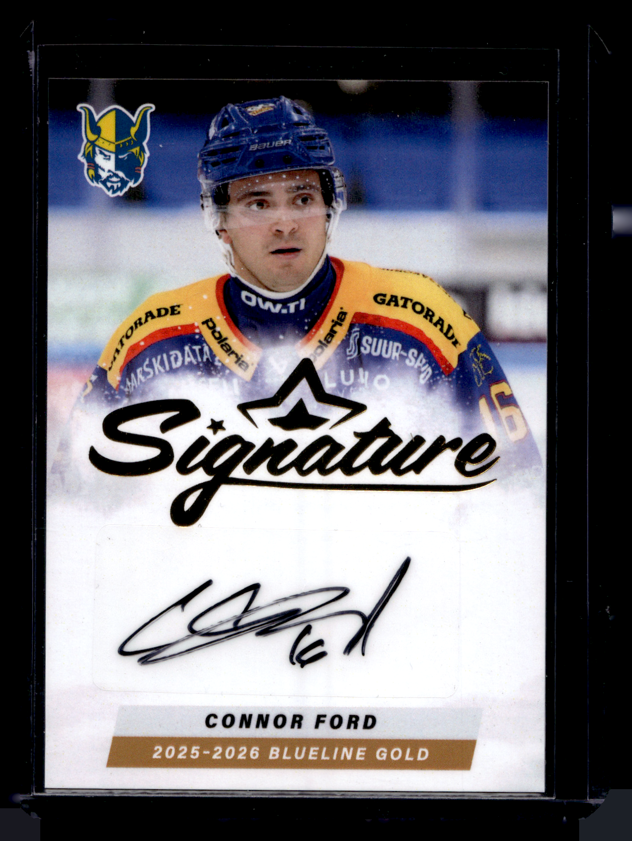 2025-26 Blueline Signature Gold - Connor Ford #AU-CF /40