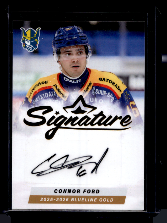 2025-26 Blueline Signature Gold - Connor Ford #AU-CF /40