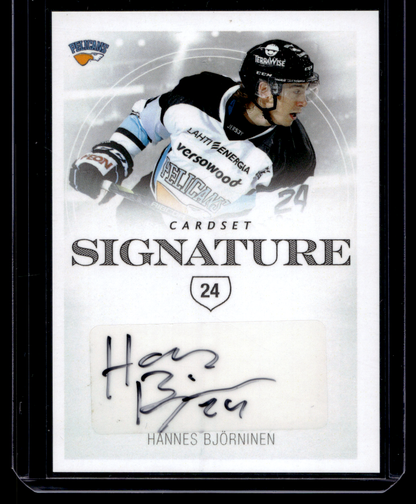 2019-20 Cardset Signature - Hannes Björninen /125