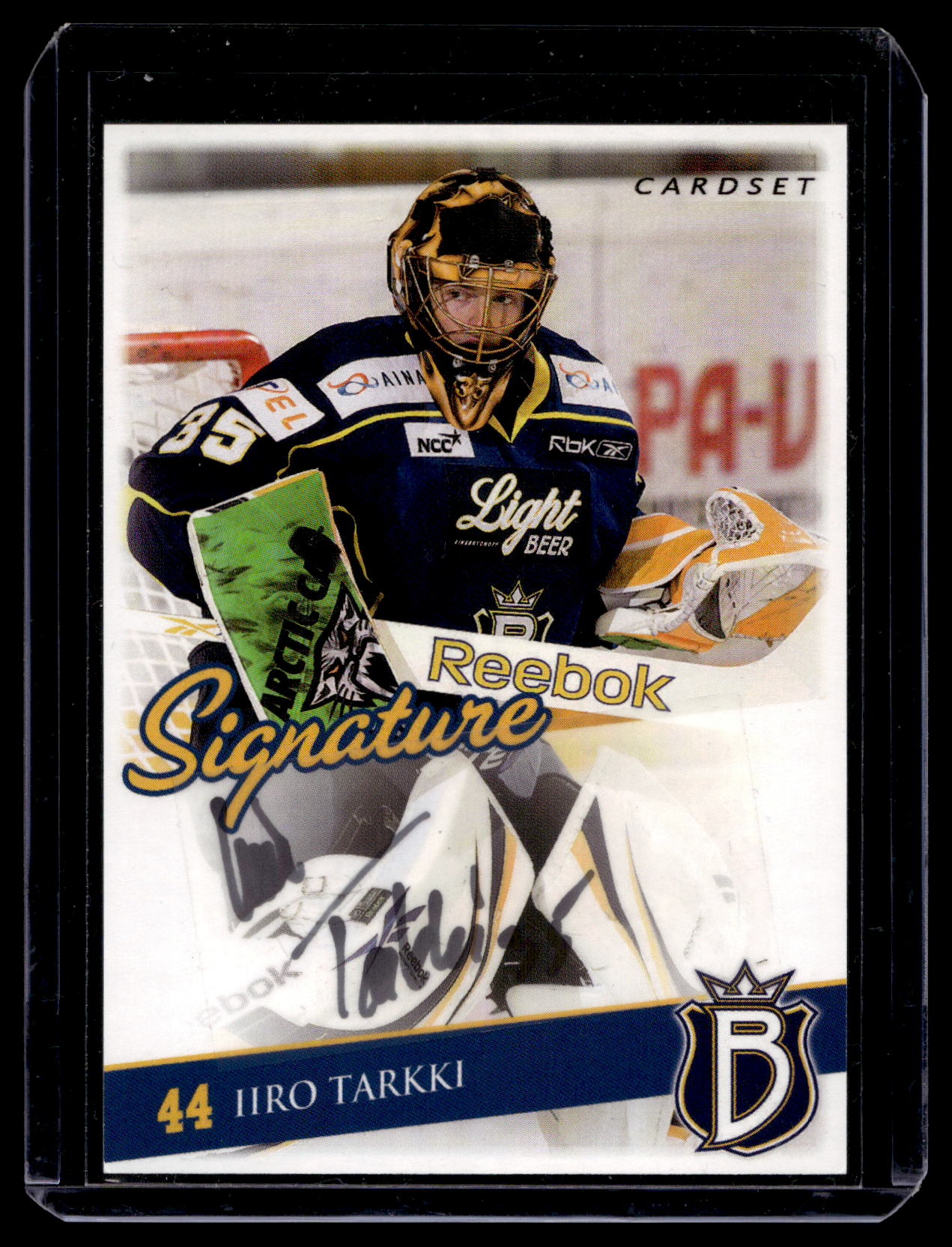 2009-10 Cardset Signature - Iiro Tarkki /125