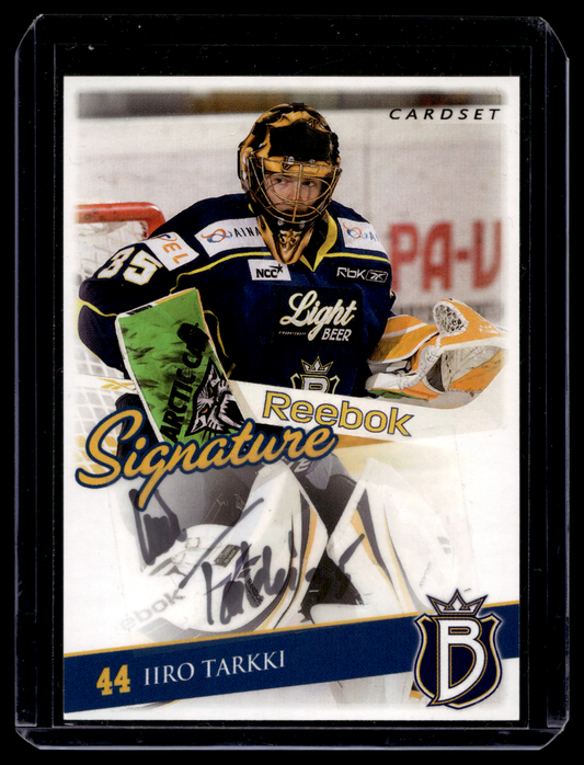 2009-10 Cardset Signature - Iiro Tarkki /125