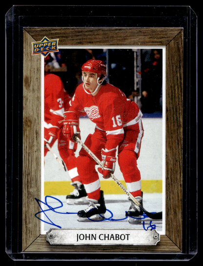 2024-25 Upper Deck Engrained Icons - Beehive Portrait Signatures - John Chabot #BH-CJ