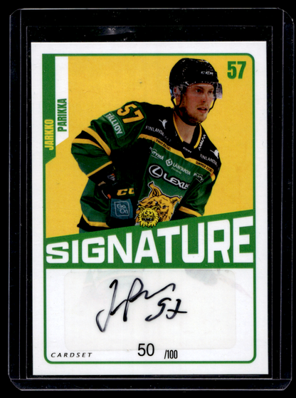2023-24 Cardset Signature -  Jarkko Parikka /100