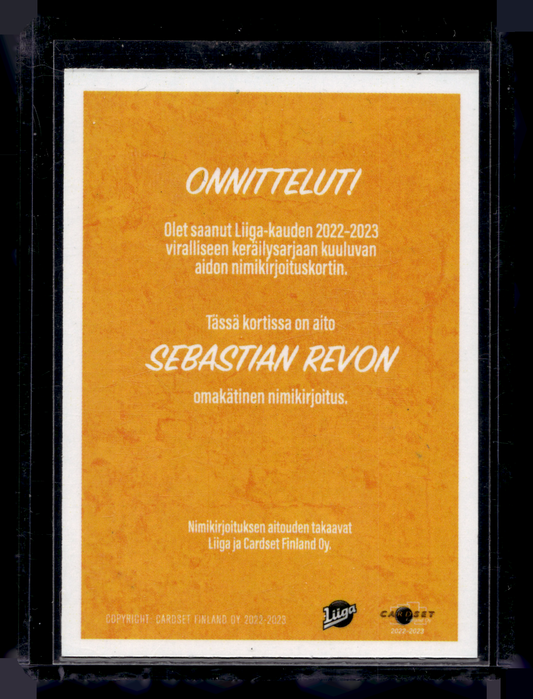 2022-23 Cardset Signature -  Sebastian Repo /100