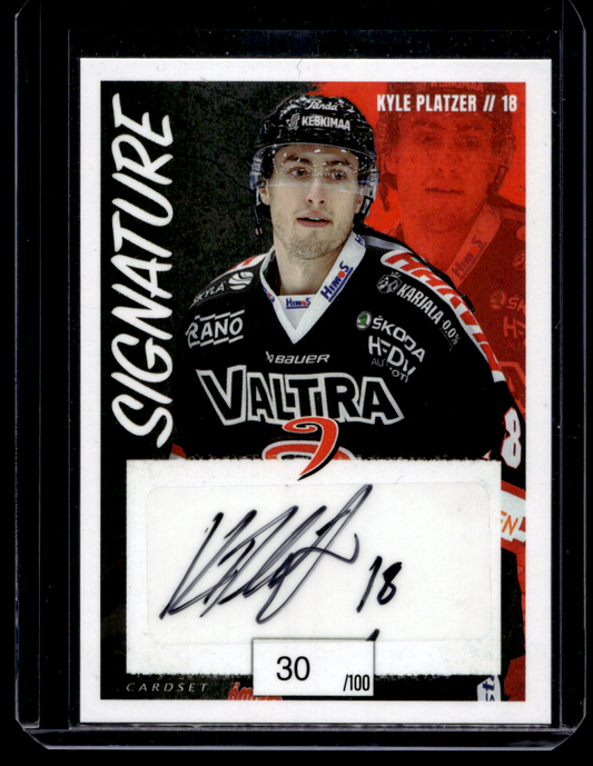2022-23 Cardset Signature -  Kyle Platzer /100