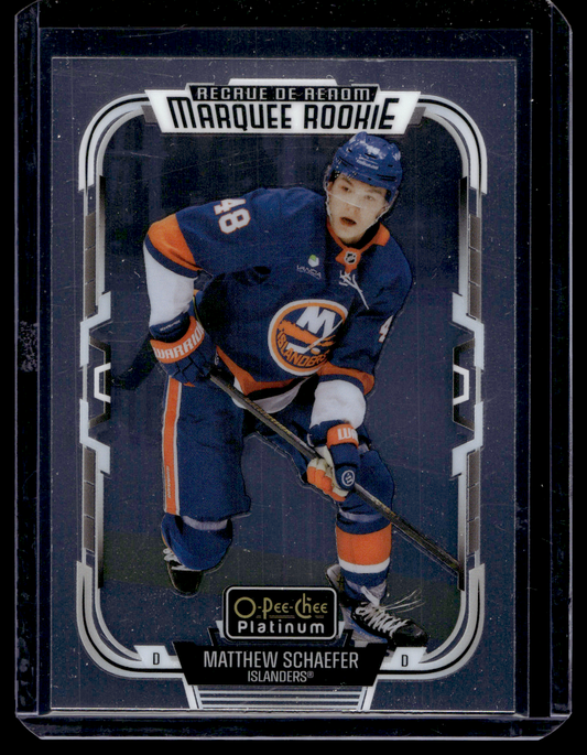 2025-26 Upper Deck OPC Platinum - Marquee Rookies - Matthew Schaefer #268 RC