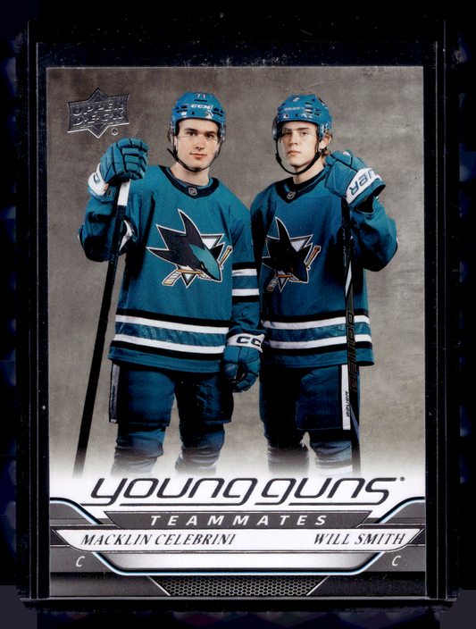 2024-25 Upper Deck Series 2 - Young Guns - Macklin Celebrini / Will Smith  #499 RC