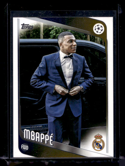 2025-26 Topps UEFA Club Competitions - SP - Image Variation - Kylian Mbappé #112