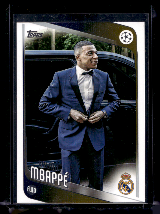 2025-26 Topps UEFA Club Competitions - SP - Image Variation - Kylian Mbappé #112