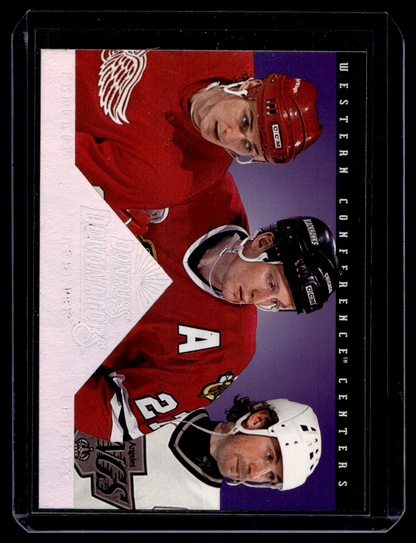 1994-95 Donruss - Dominators - Sergei Fedorov / Jeremy Roenick / Wayne Gretzky #5