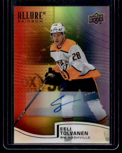 2021-22 Upper Deck Allure - Rainbow - Full Autographs - Eeli Tolvanen #R-57