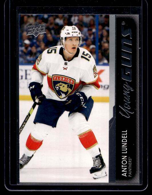 2021-22 Upper Deck - Young Guns - Anton Lundell #489 RC