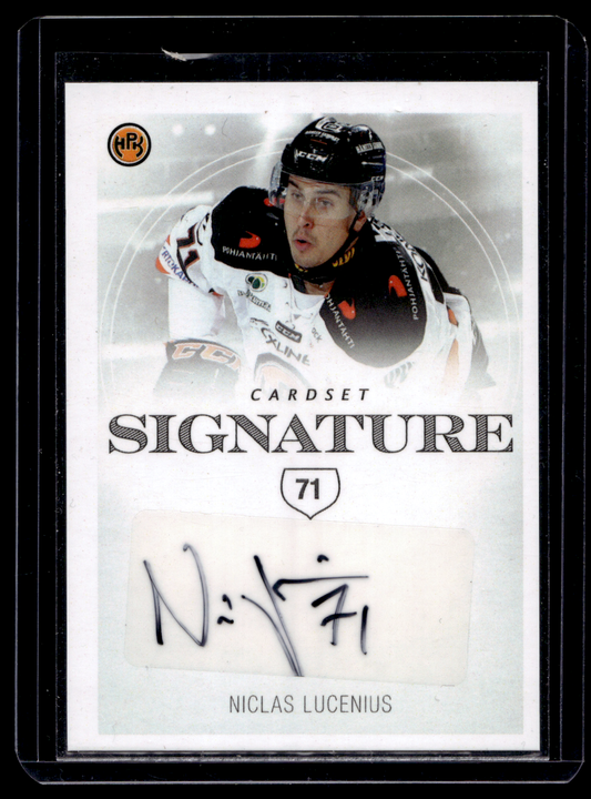 2019-20 Cardset Signature - Niclas Lucenius /125
