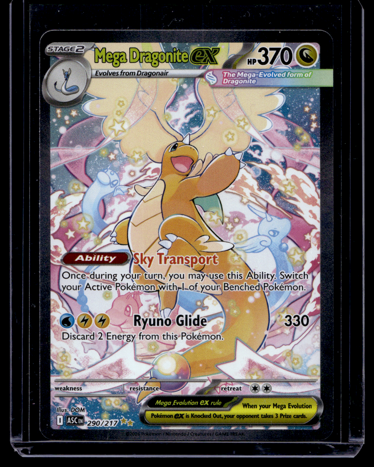 2026 Pokemon - Mega Evolutions - Ascended Heroes - Special Illustration Rare - Mega Dragonite ex #290