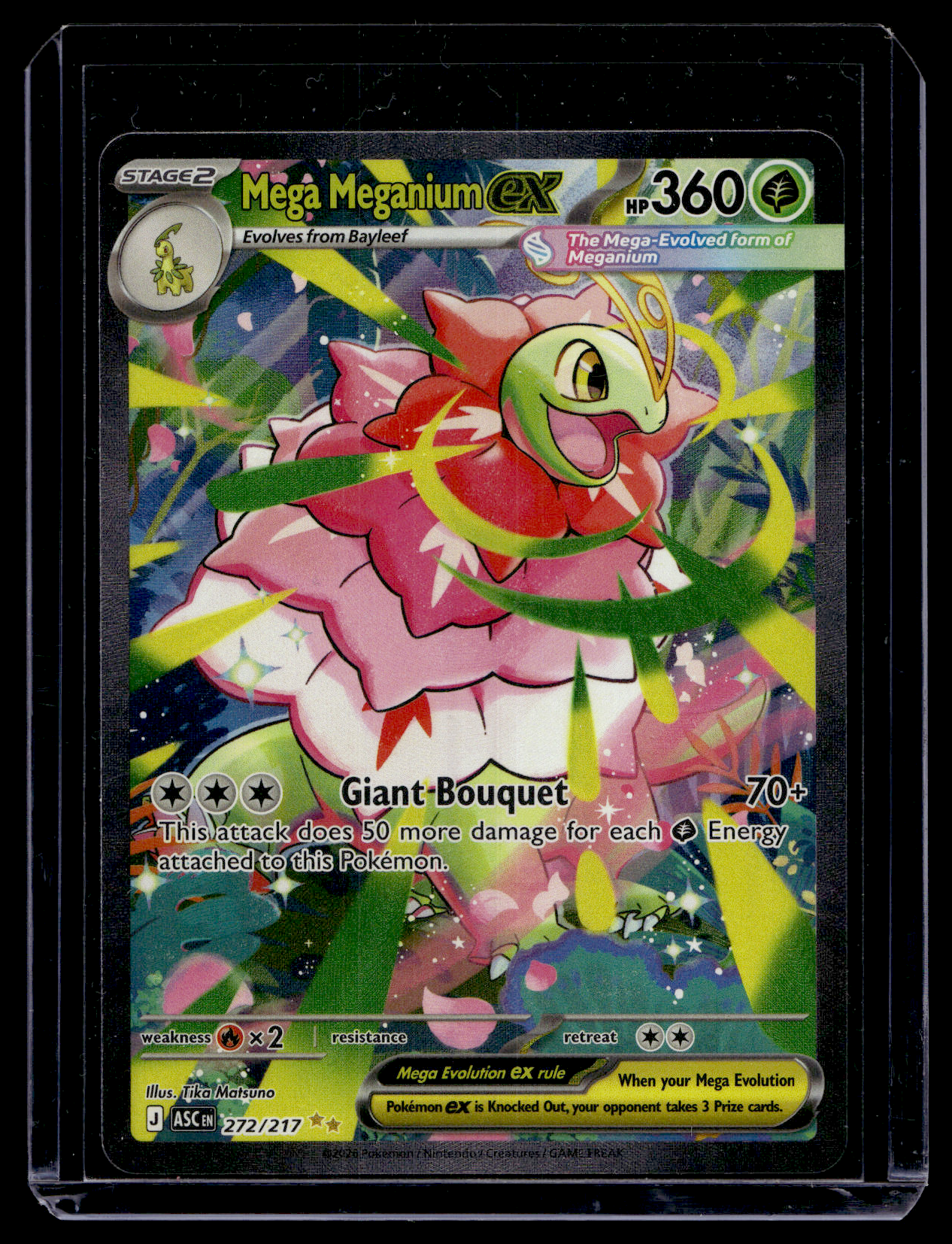 2026 Pokemon - Mega Evolutions - Ascended Heroes - Special Illustration Rare - Mega Meganium ex #272