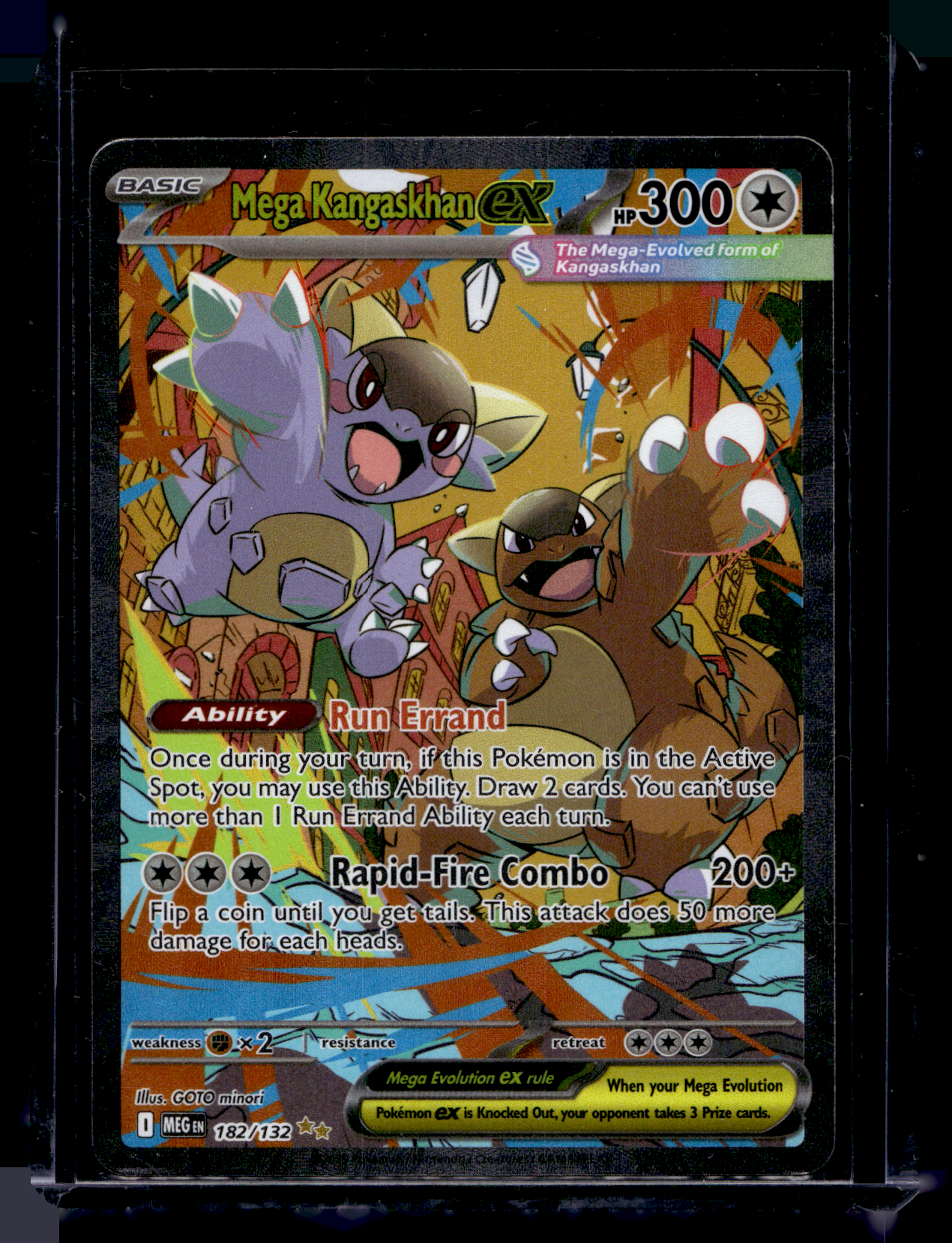 2025 Pokemon - Mega Evolutions - Special Illustration Rare - Mega Kangaskhan EX #182