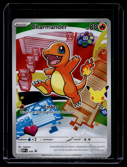 2026 Pokemon - Mega Evolutions - Black Star Promos - Promos - Charmander #038