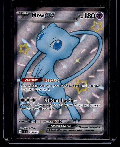 2023 Pokemon Scarlet & Violet - Paldean Fates - Ultra Shiny Rare - Mew #216