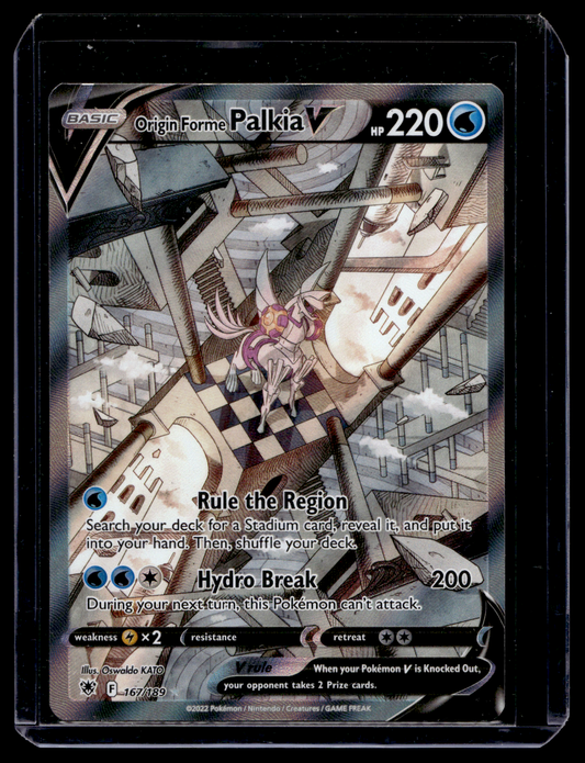 2022 Pokemon Sword & Shield - Astral Radiance - Alternate Art - Origin Forme Palkia V #167