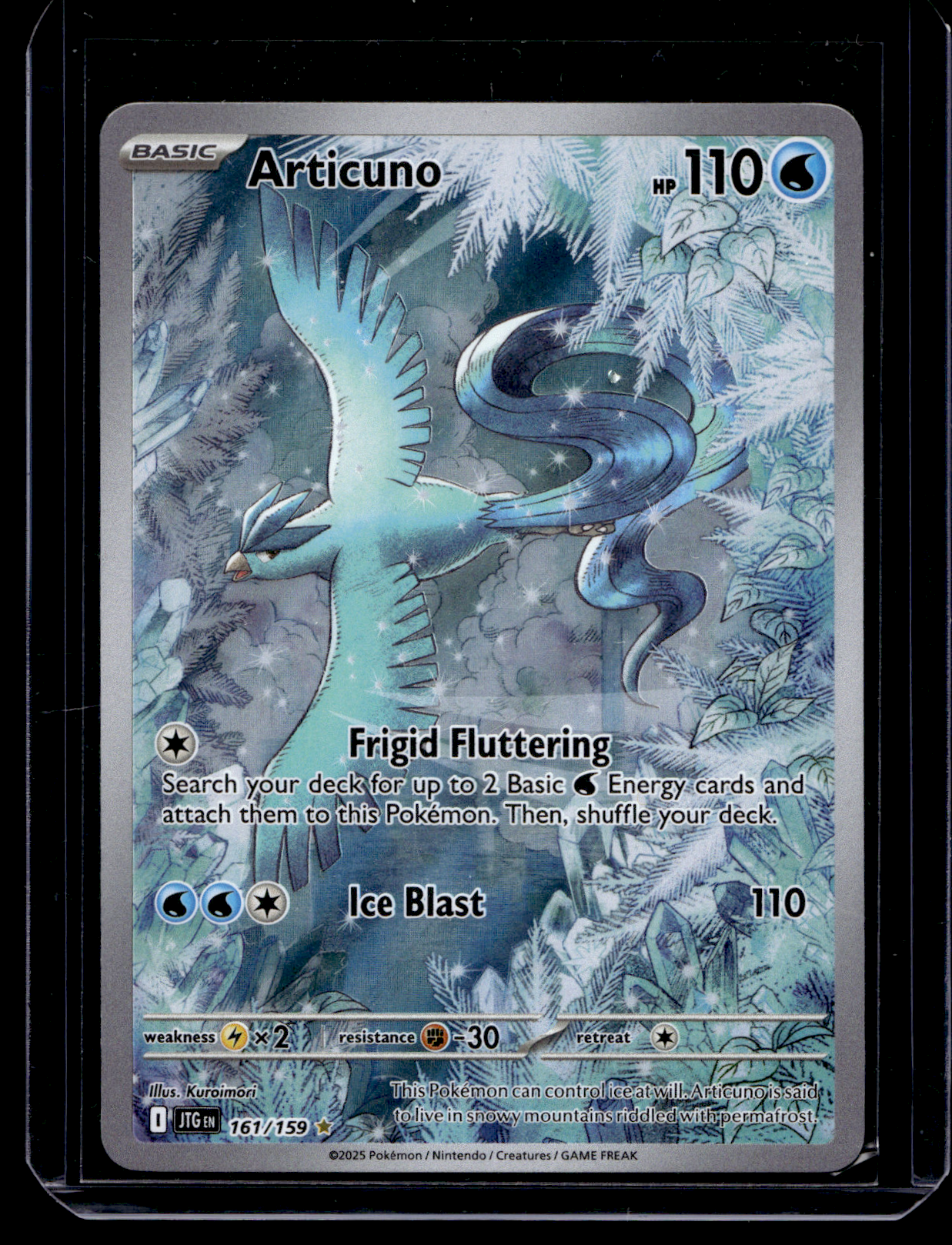 2025 Pokemon - Scarlet & Violet - Journey Together - Illustration Rare - Articuno #161