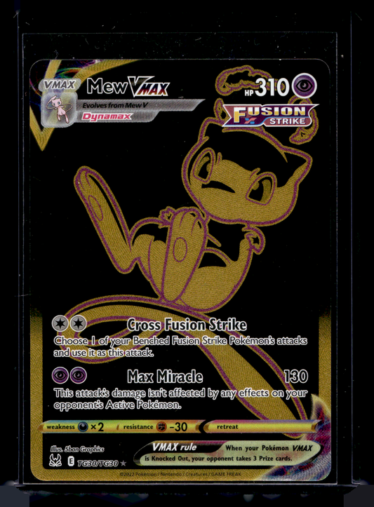 2022 Pokemon Sword & Shield - Lost Origin - Trainer Gallery - Full Art - Mew VMAX #TG30