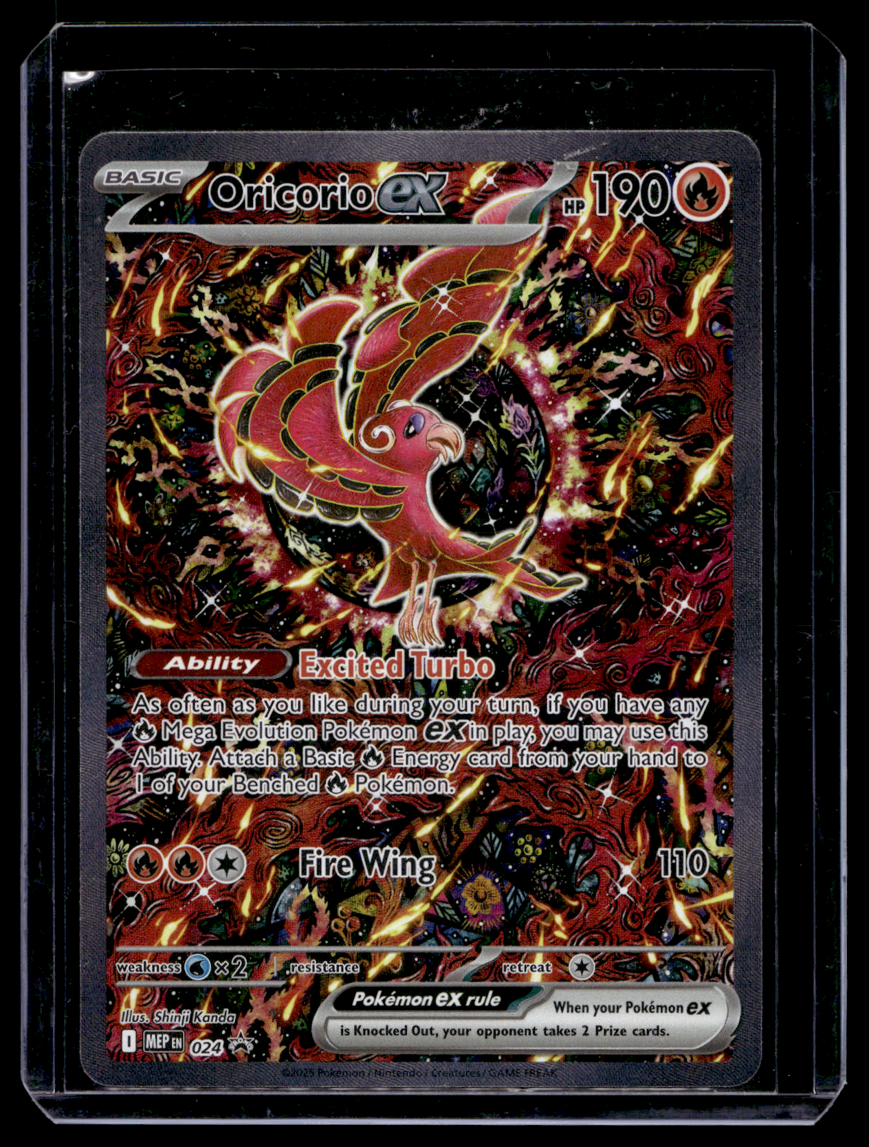 2025 Pokemon - Scarlet & Violet - Black Star Promos - Promos - Oricorio EX #024