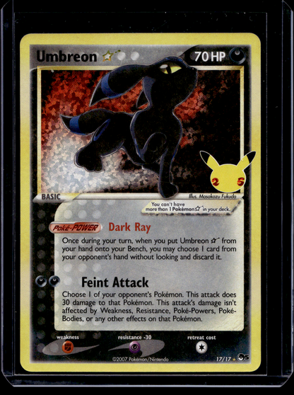 2021 Pokemon - Celebrations - Classic Collection - Holo - Umbreon Star #17/17