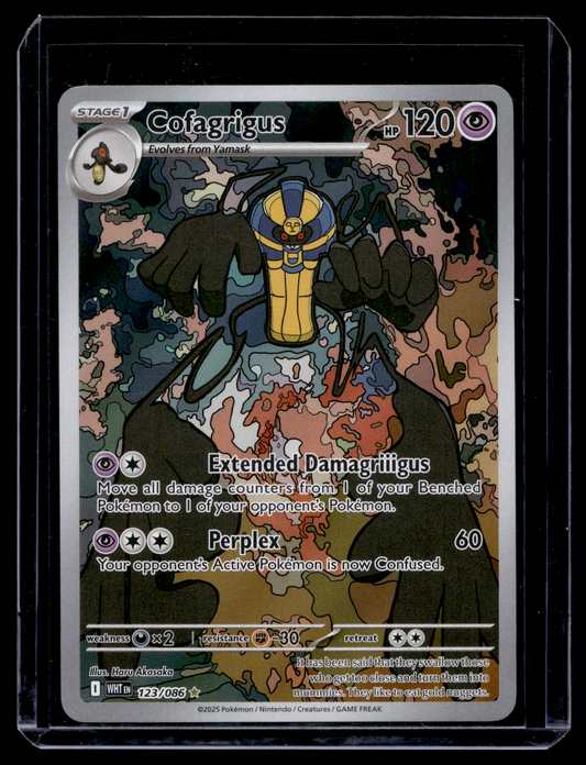 2025 Pokemon Scarlet & Violet - White Flare - Illustration Rare - Cofagrigus #123