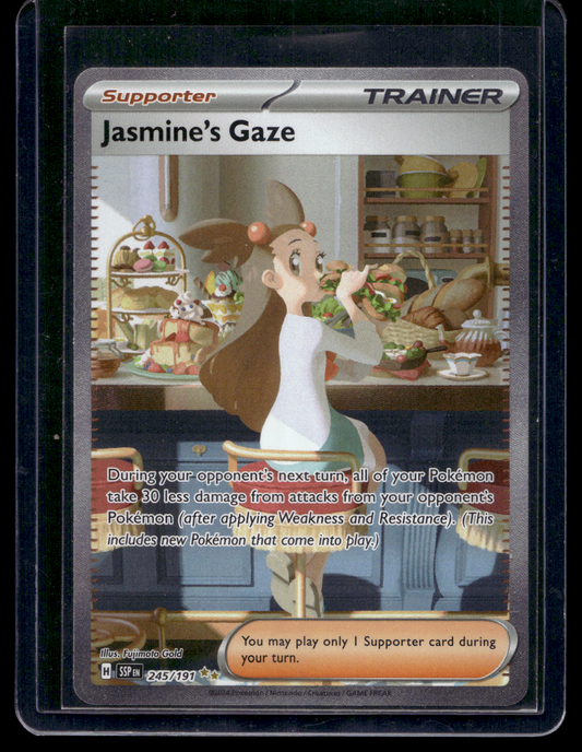 2024 Pokemon - Scarlet & Violet - Surging Sparks - Special Illustration Rare - Jasmine's Gaze #245