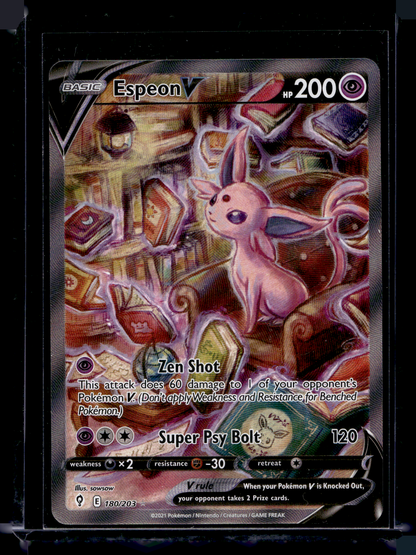 2021 Pokemon Sword & Shield - Evolving Skies - Alternate Art - Espeon V #180