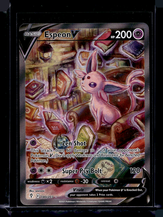 2021 Pokemon Sword & Shield - Evolving Skies - Alternate Art - Espeon V #180