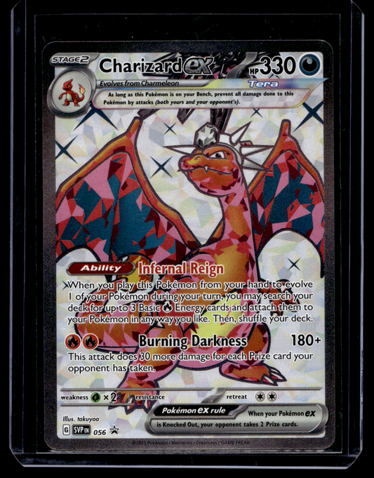 2023 Pokemon Scarlet & Violet - Black Star Promos - Promos - Charizard ex #056