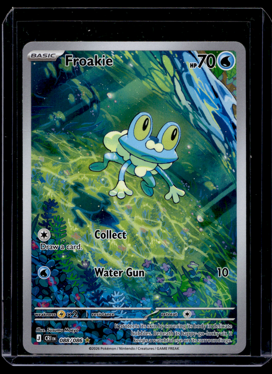 2026 Pokemon - Mega Evolutions - Chaos Rising - Illustration Rare - Froakie #088