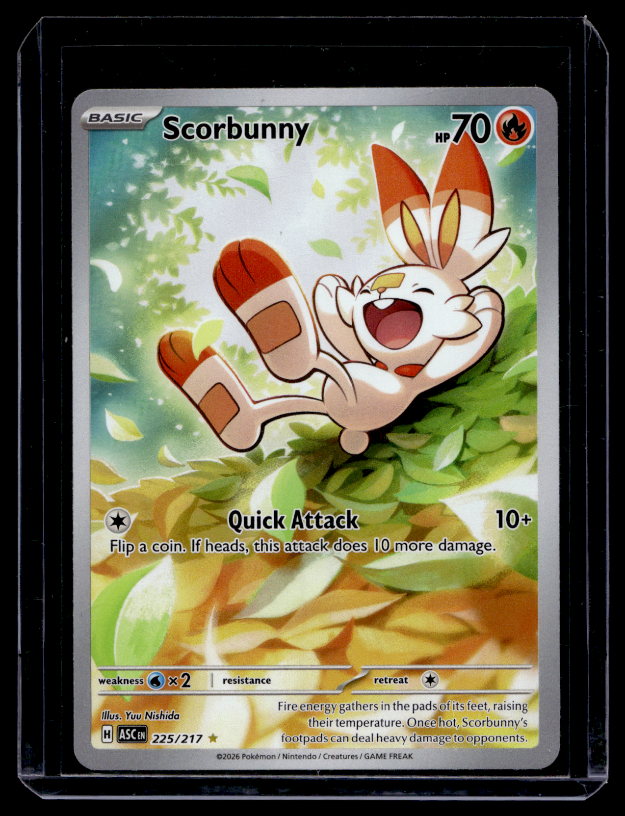2026 Pokemon - Mega Evolutions - Ascended Heroes - Illustration Rare - Scorbunny #225