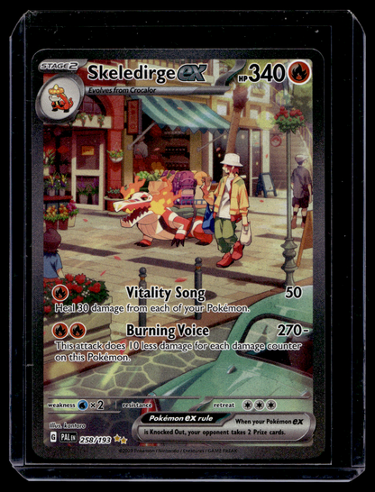 2023 Pokemon - Scarlet & Violet Paldea Evolved - Special Illustration Rare - Skeledirge ex #258