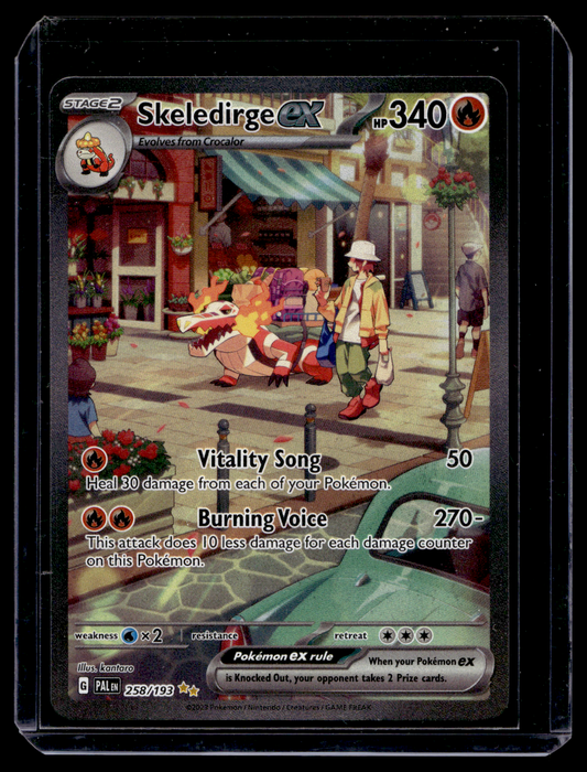 2023 Pokemon - Scarlet & Violet Paldea Evolved - Special Illustration Rare - Skeledirge ex #258