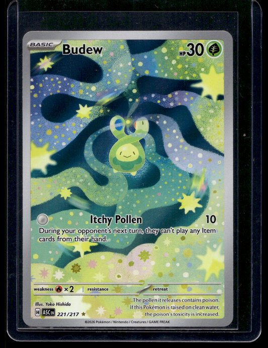 2026 Pokemon - Mega Evolutions Ascended Heroes - Illustration Rare - Budew #221