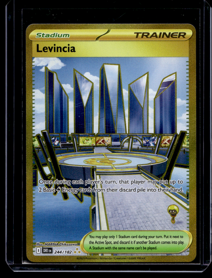 2025 Pokemon Scarlet & Violet - Destined Rivals - Hyper Rare - Levincia #244