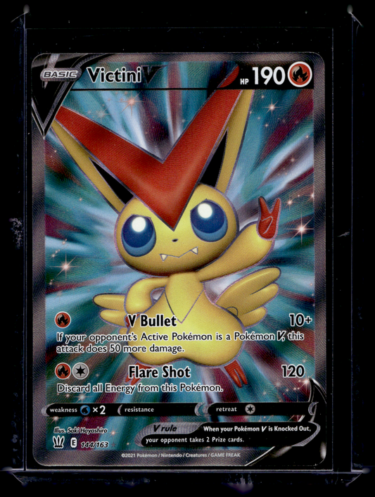 2021 Pokemon - Sword & Shield - Battle Styles - Full Art - Victini V #144