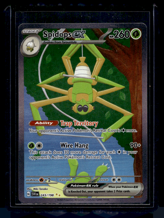 2023 Pokemon Scarlet & Violet - Scarlet & Violet - Special Illustration Rare - Spidops ex #243