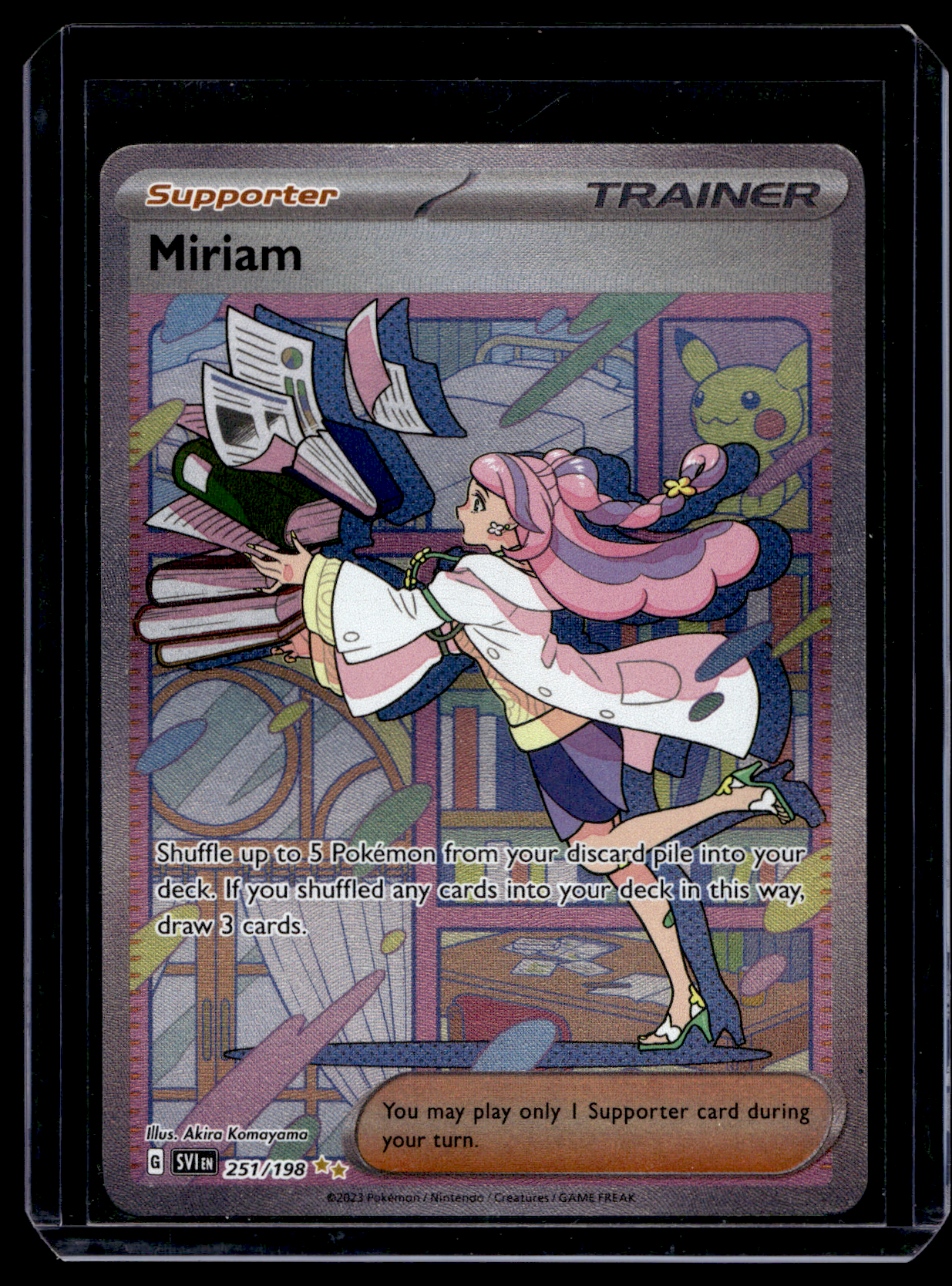 2023 Pokemon Scarlet & Violet - Special Illustration Rare - Miriam #251