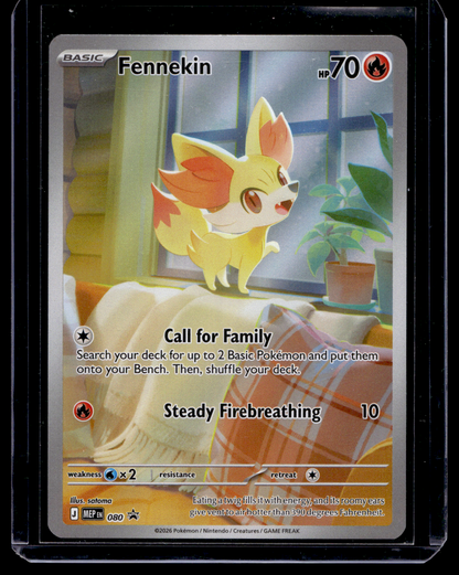 2026 Pokemon Mega Evolution Black Star Promos - Promos - Fennekin #080