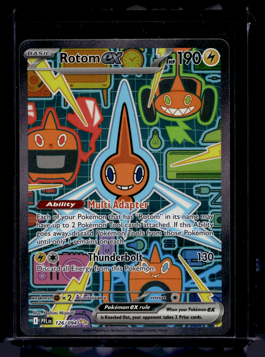 2025 Pokemon Phantasmal Flames - Special Illustration Rare - Rotom ex #126