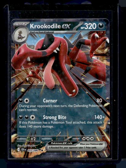 2026 Pokemon - Mega Evolutions - Chaos Rising - Krookodile ex #055