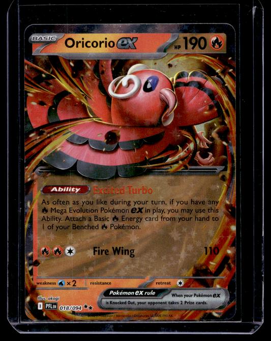 2026 Pokemon - Mega Evolutions - Phantasmal Flames - Oricorio ex #018
