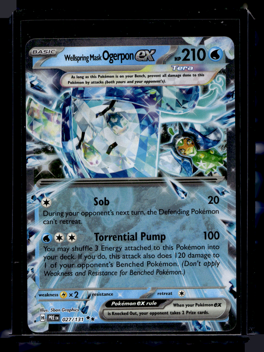 2025 Pokemon - Scarlet & Violet - Prismatic Evolutions - Wellspring Mask Ogerpon ex #027
